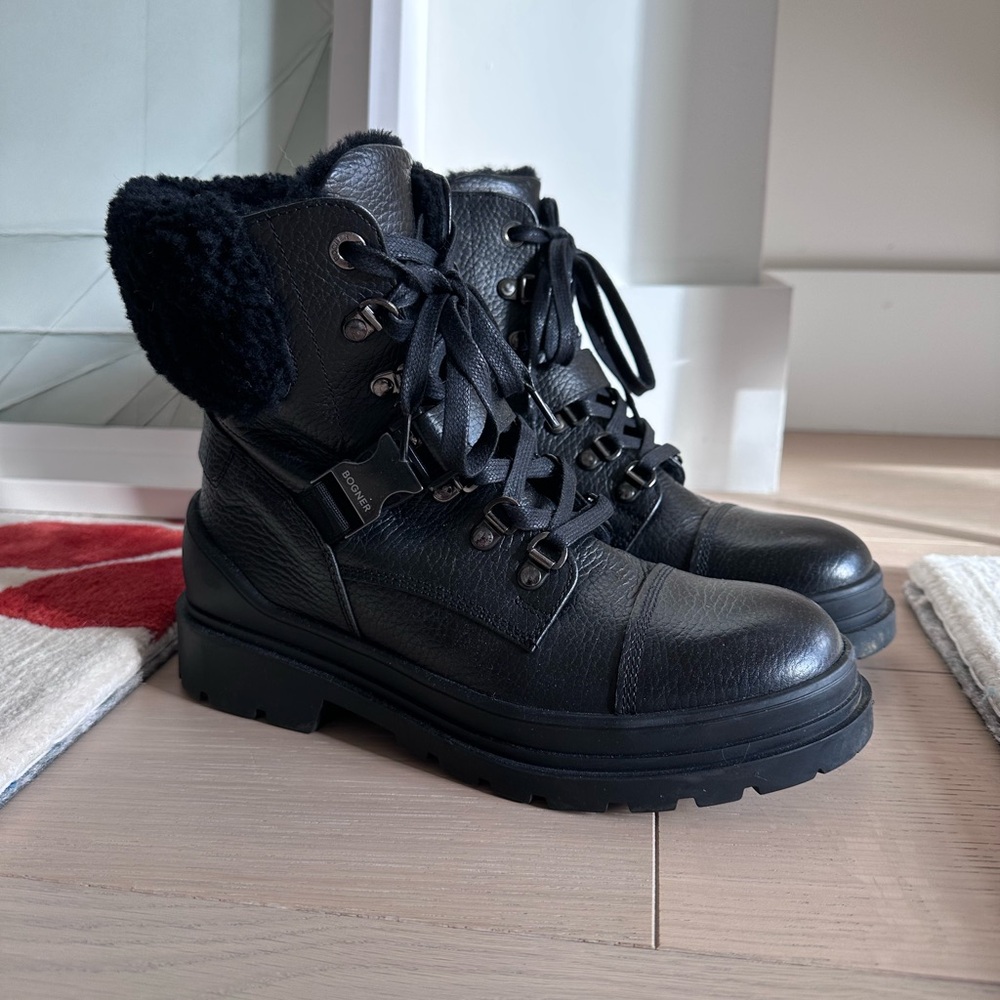 Bogner St. Moritz 14 Shearling Lined Leather Boots